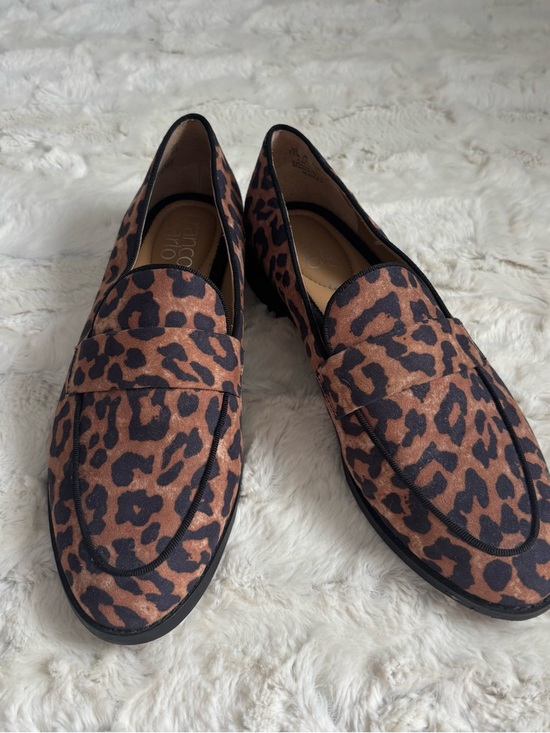 Franco Sarto Shoes - Franco Sarto Women's Size 7.5 M Brown/Black Leopard Print Hudley Loafers